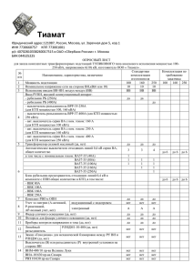 Опростный лист КТП ТУПИКОВОГО типа киоскового