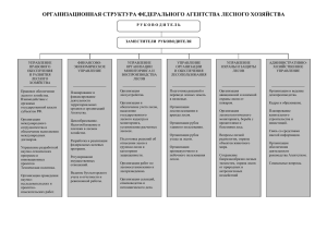 организационная структура федерального агентства лесного