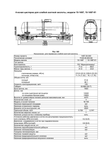 4-осная цистерна для слабой азотной кислоты