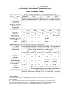 Межгосударственный стандарт ГОСТ 8486-86 &#34;Пиломатериалы хвойных пород. Технические условия&#34; Нормы ограничения пороков