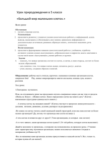 Урок природоведения в 5 классе