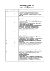 физика (тесты, 7,8,10кл)