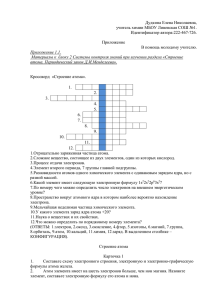 Дудкина Елена Николаевна, учитель химии МБОУ Ливенская СОШ №1. Идентификатор автора:222-467-726.