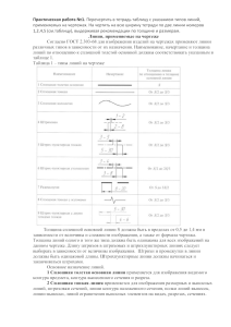 Практическая работа №1. Перечертить в тетрадь таблицу с