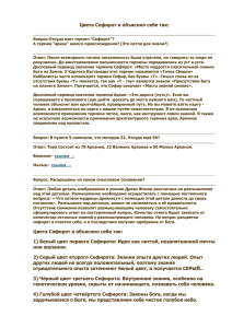 Цвета Сефирот я объяснил себе так: Вопрос:Откуда взят термин