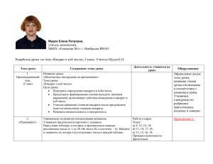 , учитель математики, МБОУ «Гимназия №1» г. Ноябрьска ЯНАО