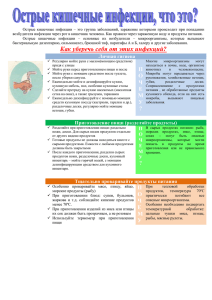 Острые  кишечные  инфекции  –  это ...