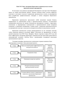 Кейс № 9. Опыт внедрения бережливого производства на малом