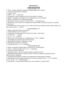 Приложение 2 Слова на одну букву Слова на букву « К»