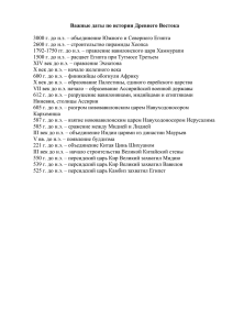 Словарь понятий, дат и личностей по истории Древнего Востока