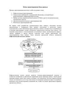 Инфологическая модель