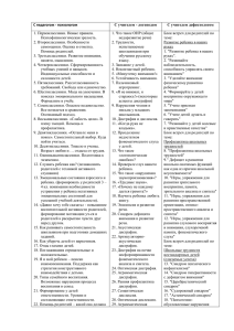 Тематические встречи специалистов школы с родителями на 2010