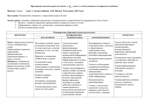 Примерный конспект урока по химии  в _8__ классе с...    Научить  учащихся определять принадлежность веществ к классу...   Сформировать знания для  составления  химических формул...