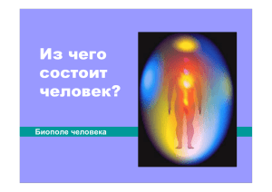 Из чего состоит человек?