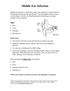 Middle Ear Infection