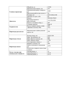 Главные параметры Общий вес, кг 17550 Минимальный клиренс