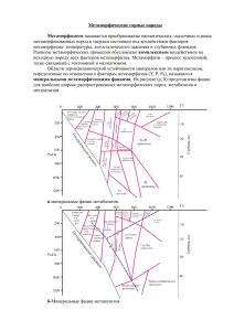 Метаморфические горные породы Метаморфизмом называется