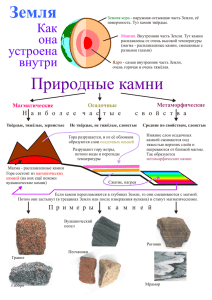 Природные камни Земля