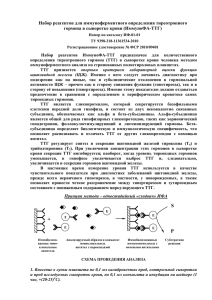 Набор гормона реагентов для иммуноферментного определения тиреотропного в сыворотке крови (ИммуноФА-ТТГ)