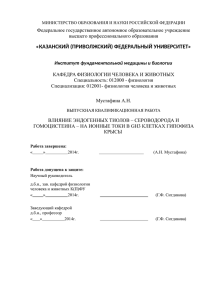 Федеральное государственное автономное образовательное учреждение высшего профессионального образования