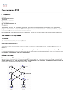 Поляризация CEF