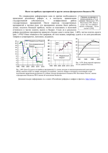 налога на прибыль предприятий, суммы доходов от