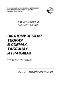 ЭКОНОМИЧЕСКАЯ ТЕОРИЯ В СХЕМАХ, ТАБЛИЦАХ И ГРАФИКАХ