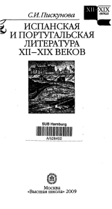 i испанская и португальская литература хп-хгх веков