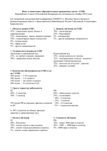 Факт о совместных образовательных программах (далее