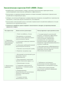 Политика в области экологии