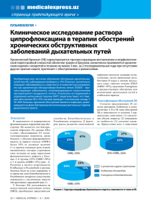 Клиническое исследование раствора ципрофлоксацина в