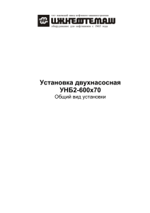 Общий вид установки насосной УНБ2