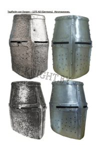 Topfhelm von Dargen – 1275 AD (Germany). Изготовление", sir