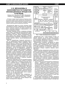 3.10. механизмы и закономерности развития инновационных