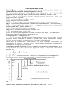 Становление атомной физики