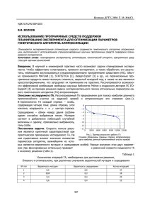 использование программных средств поддержки планирования