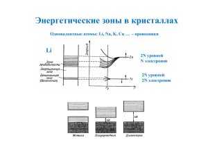 Распределение электронов при