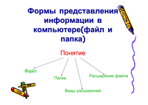 Формы представления информации в