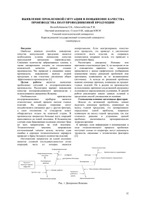 выявление проблемной ситуации в повышение качества