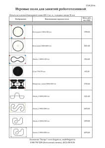 Игровые поля для занятий робототехникой