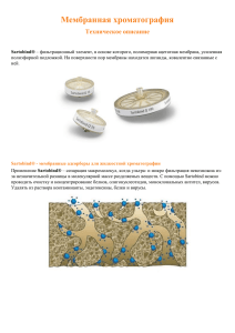Фильтры Sartobind. Техническое описание.