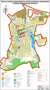 C Карта (схема) современного использования территории п
