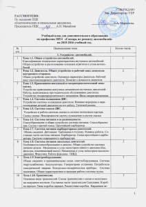 Слесарь по ремонту автомобилей