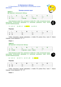 8. Электронные таблицы