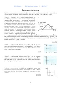 Графики движения