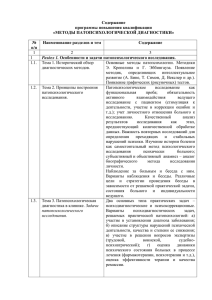 Методы патопсихологической диагностики