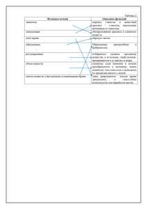 Таблица 2 ответы