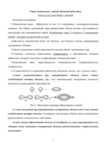 МЕТОД ВАЛЕНТНЫХ СВЯЗЕЙ