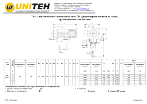опросный лист для таль электрическая