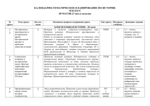 тематическое планирование - licey